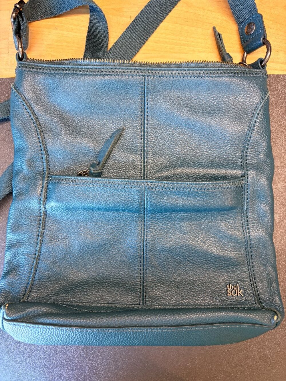 THE SAK TEAL BLUE CROSS BODY PURSE